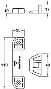 Pro Fit Plinth Lock - Multi Use Panel locking system