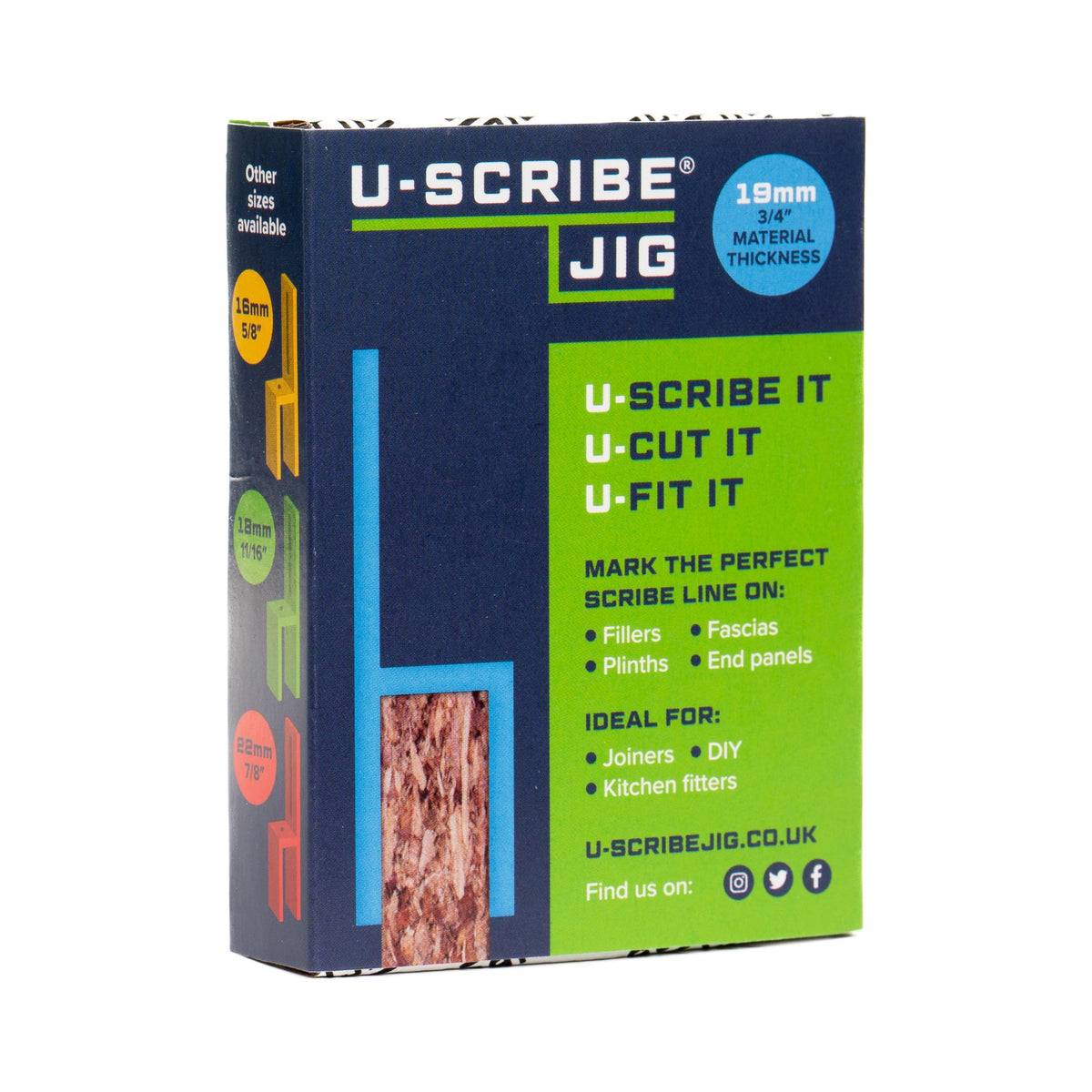 19mm Scribe jig for Kitchen fitters, carpenters, joiners & DIY | U ...