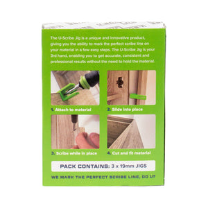 19mm (3/4") U-Scribe Jig - Set of 3