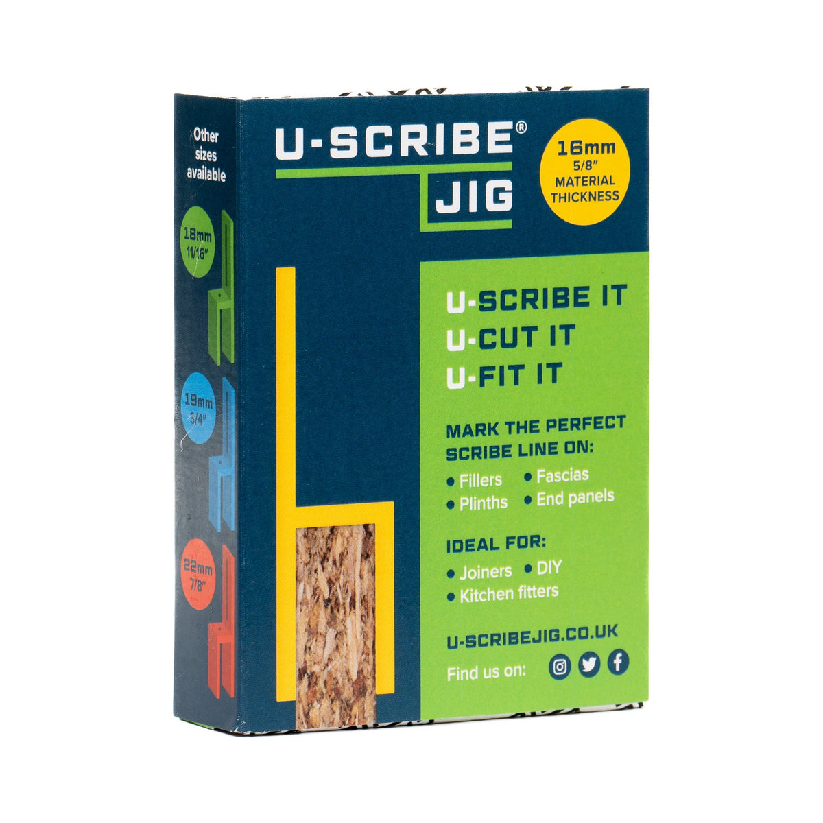 16mm Scribe Jig for Kitchen Fitters | U-Scribe Jig Tool